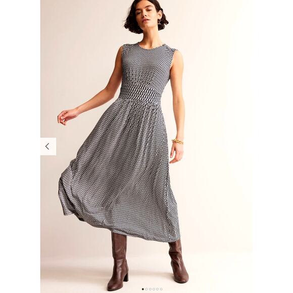 Boden Dresses & Skirts - NEW! Boden 16/18 Thea Sleeveless Midi Dress $170 Stretch Jersey Sleeveless Navy